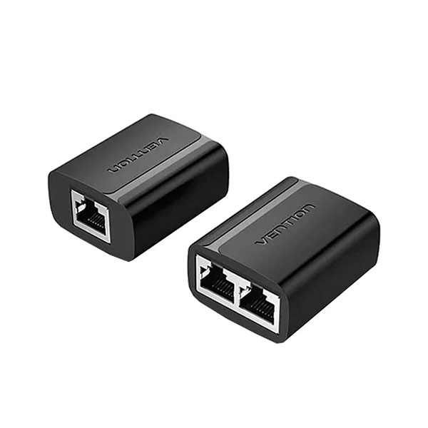 image of VENTION IPTB0 1 to 2 RJ45 Splitter Adapter Black with Spec and Price in BDT