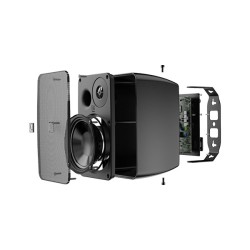 product image of Audac ARES5A 2x40W 2-Way Stereo Active Speaker System - Black with Specification and Price in BDT