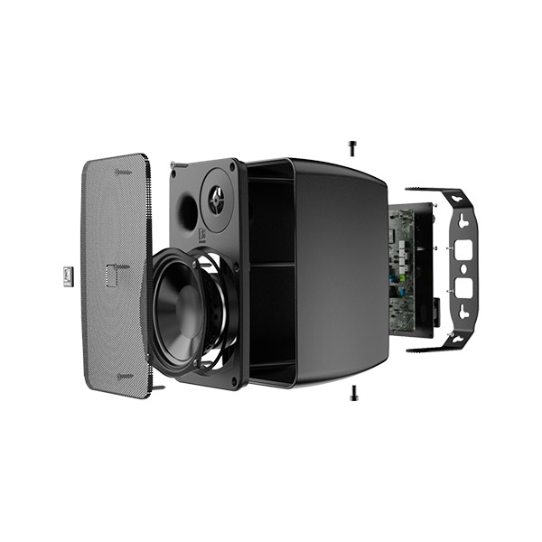 image of Audac ARES5A 2x40W 2-Way Stereo Active Speaker System - Black with Spec and Price in BDT