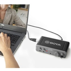 product image of Boya BY-AM1 Dual-Channel Audio Mixer with Specification and Price in BDT