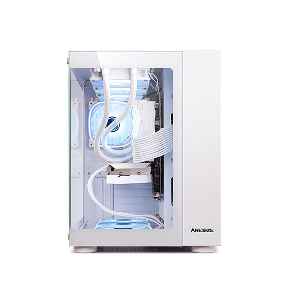 image of Aresze GZ360W Mid-Tower Gaming Desktop Casing with Spec and Price in BDT