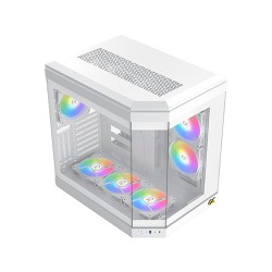 product image of Xigmatek CUBI Arctic Mid-Tower Gaming Casing with Specification and Price in BDT