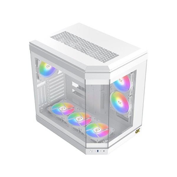 image of Xigmatek CUBI Arctic Mid-Tower Gaming Casing with Spec and Price in BDT