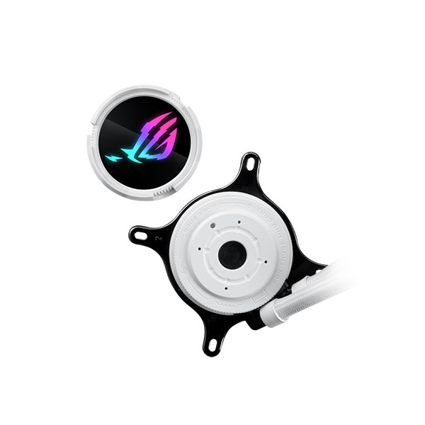 image of ASUS ROG Strix LC III 360 ARGB White Edition 360mm All-In-One CPU Liquid Cooler with Spec and Price in BDT