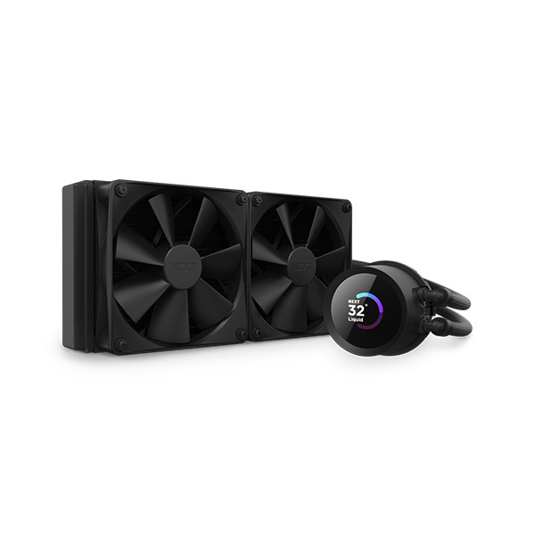 image of NZXT Kraken 240 240mm AIO Liquid Cooler with LCD Display - Black with Spec and Price in BDT