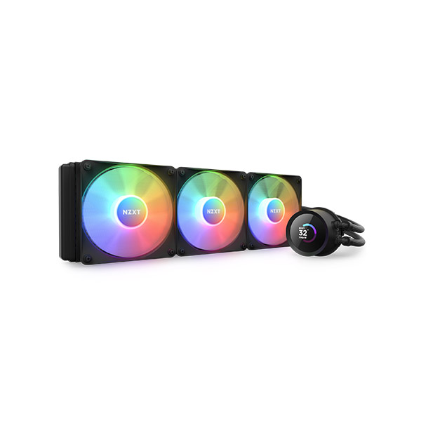 image of NZXT Kraken 360 RGB 360mm AIO Liquid Cooler with LCD Display - Black with Spec and Price in BDT