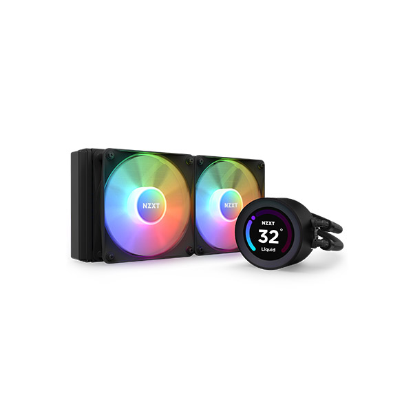 image of NZXT Kraken Elite 240 RGB CPU Liquid Cooler with LCD Display - Black with Spec and Price in BDT