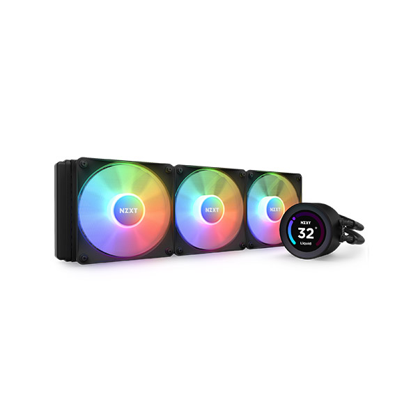 image of NZXT Kraken Elite 360 RGB CPU Liquid Cooler with LCD Display - Black with Spec and Price in BDT