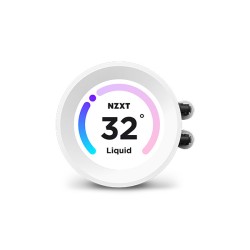 product image of NZXT Kraken Elite 360 RGB CPU Liquid Cooler with LCD Display - White with Specification and Price in BDT