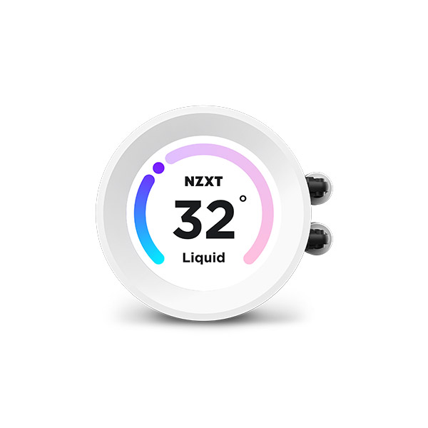 image of NZXT Kraken Elite 360 RGB CPU Liquid Cooler with LCD Display - White with Spec and Price in BDT