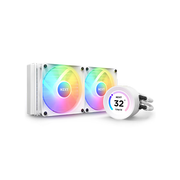 image of NZXT Kraken Elite 240 RGB CPU Liquid Cooler with LCD Display - White with Spec and Price in BDT