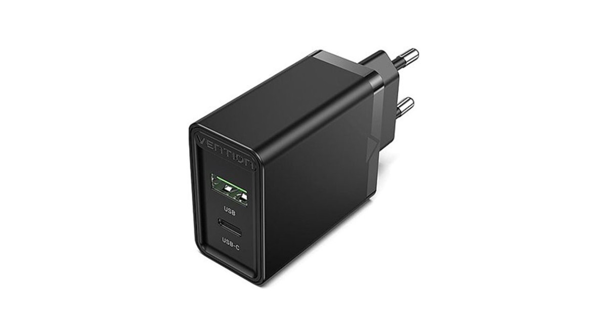 VENTION FBBB0-EU Two-Port USB(A+C) Charger price in Bangladesh