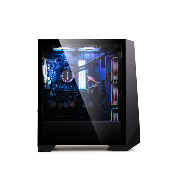 image of ARESZE 8704B Mid-Tower Gaming Desktop Casing with Spec and Price in BDT