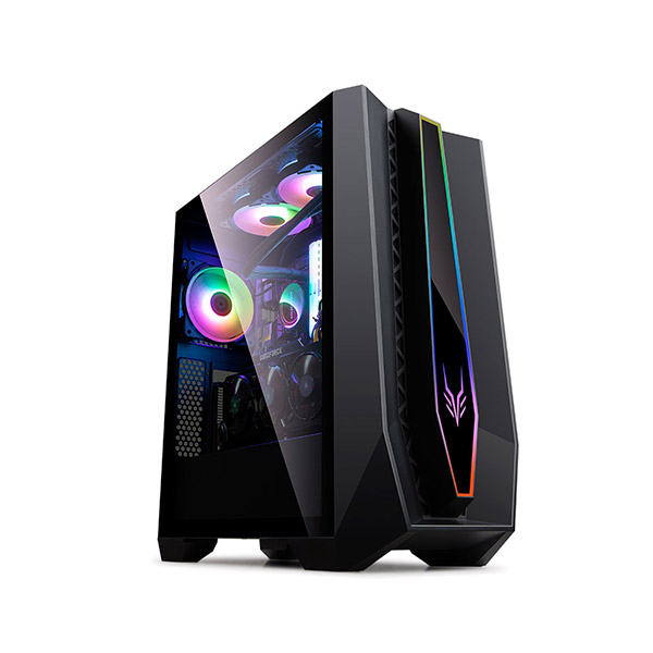 image of ARESZE 8704B Mid-Tower Gaming Desktop Casing with Spec and Price in BDT