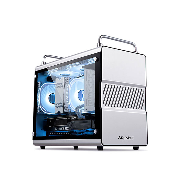 image of ARESZE Ghost one Mid-Tower Gaming Desktop Casing with Spec and Price in BDT