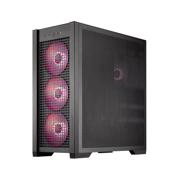 image of ASUS TUF Gaming GT302 ARGB Mid Tower Gaming Casing - Black with Spec and Price in BDT