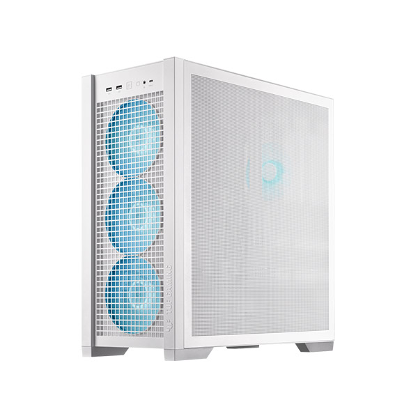 image of ASUS TUF Gaming GT302 ARGB Mid Tower Gaming Casing - White with Spec and Price in BDT