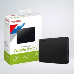 product image of TOSHIBA HDTB520AK3AA 2TB CANVIO BASICS USB 3.2 BLACK EXTERNAL HDD with Specification and Price in BDT