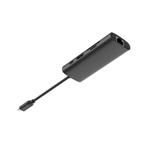 image of Huntkey D08 8-in-1 USB-C Multifunction Docking Station with Spec and Price in BDT