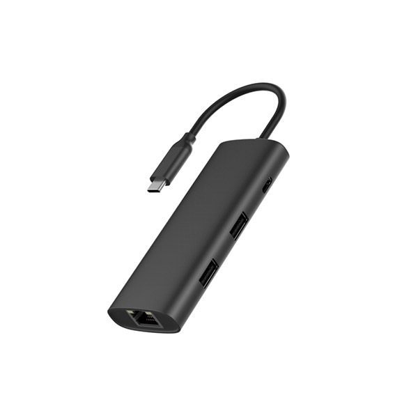 image of Huntkey D08 8-in-1 USB-C Multifunction Docking Station with Spec and Price in BDT