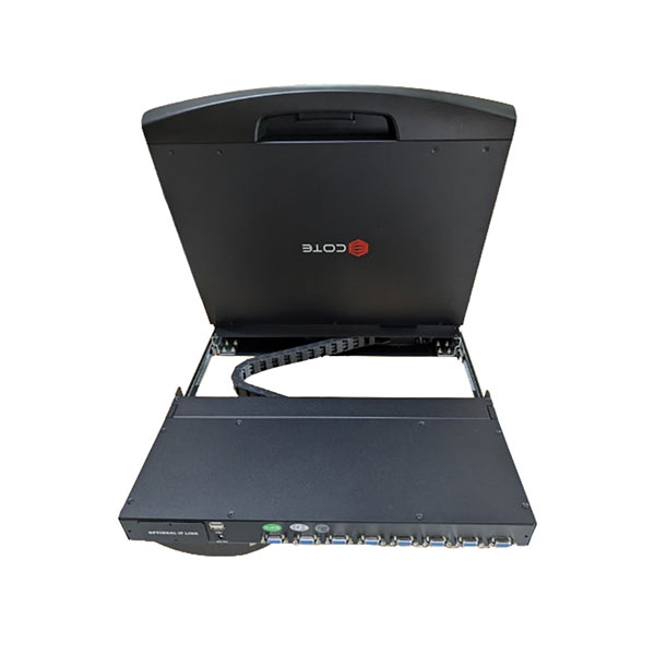 image of COTE 16 Port KVM Switch with 19" Console with Spec and Price in BDT