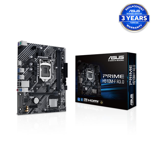 image of ASUS PRIME H510M-F R3.0 LGA1200 Micro-ATX Motherboard with Spec and Price in BDT