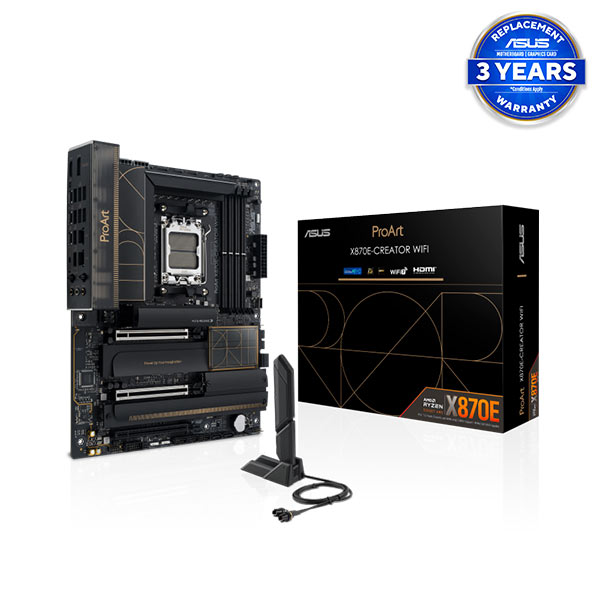 image of ASUS ProArt X870E-Creator WiFi AM5 ATX Motherboard with Spec and Price in BDT