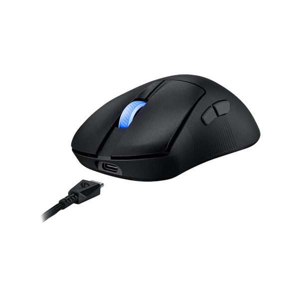 image of ASUS ROG Keris II Ace (P714) Wireless Gaming Mouse - Black with Spec and Price in BDT