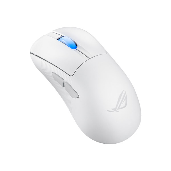 image of ASUS ROG Keris II Ace (P714) Wireless Gaming Mouse - Moonlight White with Spec and Price in BDT