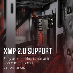product image of PNY XLR8 Gaming 16GB DDR4 3200MHz Desktop RAM with Specification and Price in BDT