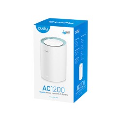 product image of Cudy M1300 (1-pack) AC1200 Dual Band Whole Home Wi-Fi Mesh Gigabit Router with Specification and Price in BDT