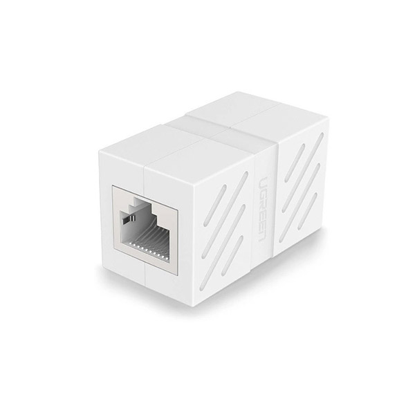 image of UGREEN NW114 (20311) RJ45 Network Coupler - White with Spec and Price in BDT