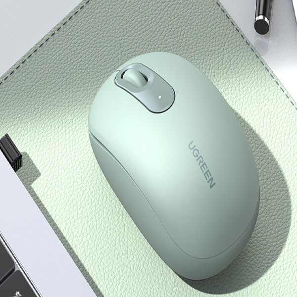 image of UGREEN MU105 (90672) 2.4G Wireless Mouse - Celadon Green with Spec and Price in BDT