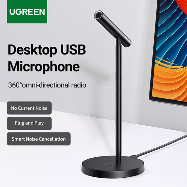 image of UGREEN CM379 (10934) Desktop USB Microphone with Spec and Price in BDT