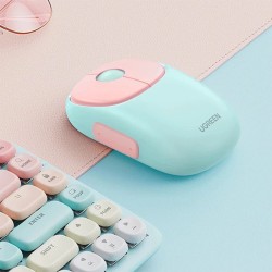 product image of UGREEN MU102 (15722) FUN+ Wireless Mouse - Pink with Specification and Price in BDT
