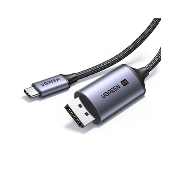 image of UGREEN CM556 (25839) USB-C to DisplayPort 8K Cable - 3M with Spec and Price in BDT