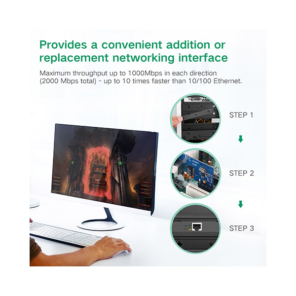 image of UGREEN US230 (30771) Gigabit PCI Network Adapter with Spec and Price in BDT