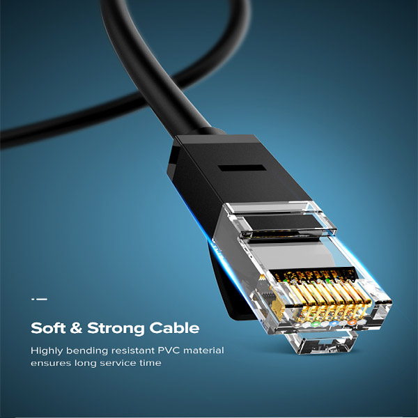 image of UGREEN NW102 (50177) Cat 6 U/UTP LAN Cable - 8M with Spec and Price in BDT