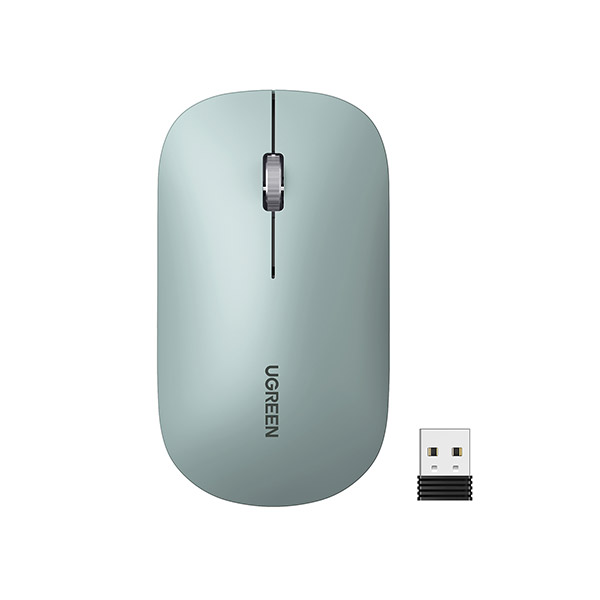 image of UGREEN MU001 (90374) Portable Wireless Mouse - Green with Spec and Price in BDT