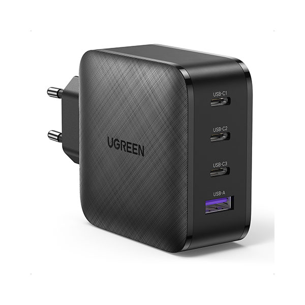 image of UGREEN CD224 (70774) 4-Port 65W Wall Charger with Spec and Price in BDT