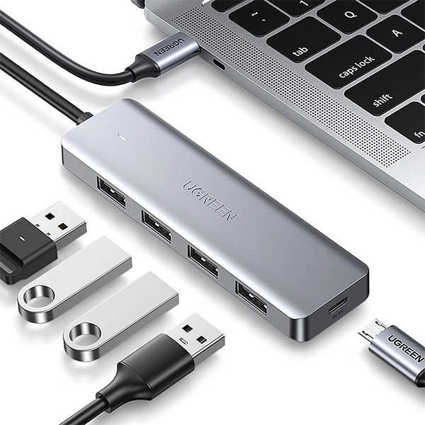 image of UGREEN CM219 (35574) USB 3.0 4-Port Hub with Spec and Price in BDT