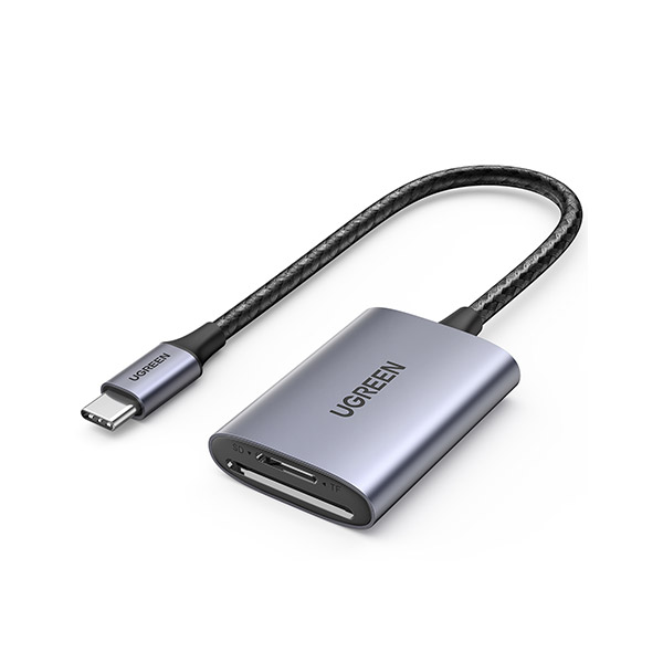 image of UGREEN CM401 (80888) USB-C to SD/TF Memory Card Reader with Spec and Price in BDT