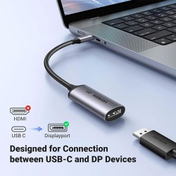 product image of UGREEN CM654 (15575) 8K USB-C to DisplayPort Cable with Specification and Price in BDT