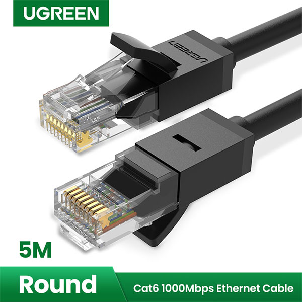 image of UGREEN NW102 (20162) Cat 6 U/UTP Lan Cable - 5M with Spec and Price in BDT