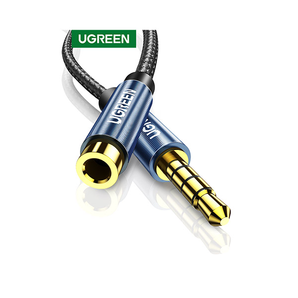 image of UGREEN AV118 (10593) 3.5mm Male to 3.5mm Female Extension Cable 1.5M with Spec and Price in BDT