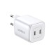 UGREEN CD294 (15327) NEXODE 45W Dual USB-C GaN Fast Charger -  White