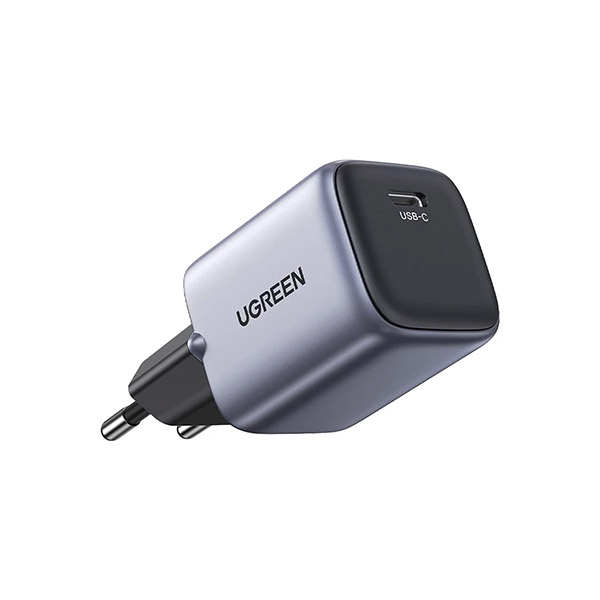 image of UGREEN CD319 (25257) Nexode 30W USB-C GaN Fast Charger - Space Gray with Spec and Price in BDT