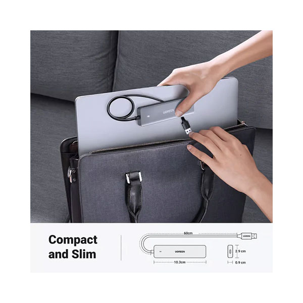 image of UGREEN CM219 (15920) 4-Port USB 3.0 Hub with Spec and Price in BDT