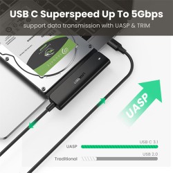 product image of UGREEN CM321(70610) USB-C to 2.5-Inch SATA Converter with Specification and Price in BDT