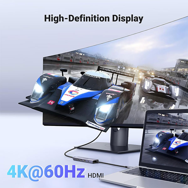 image of UGREEN CM511 (15597) USB-C Multifunction 5-in-1 Docking Station with Spec and Price in BDT